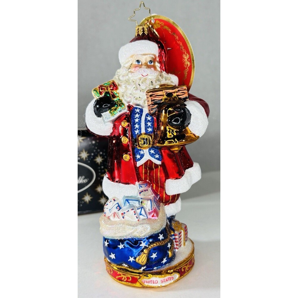 CHRISTOPHER RADKO NATIONAL TREASURE NICK Patriotic ORNAMENT 1017428 7.5” USA